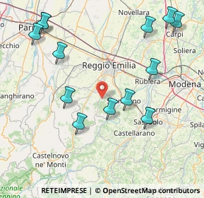 Mappa Via Castellana, 42020 Albinea RE, Italia (19.46923)
