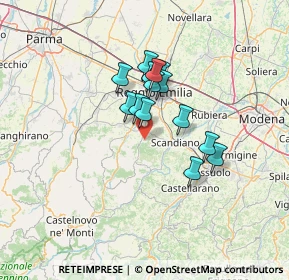 Mappa Via Castellana, 42020 Albinea RE, Italia (9.78071)