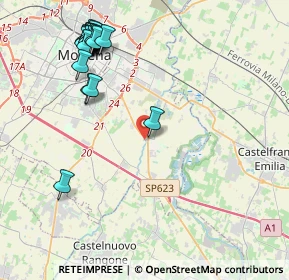 Mappa Stradello Tiepido, 41126 San Damaso MO, Italia (5.085)