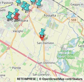 Mappa Stradello Tiepido, 41126 San Damaso MO, Italia (3.50688)