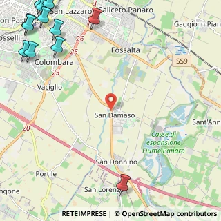 Mappa Via S. Damaso, 41126 Modena MO, Italia (4.00417)