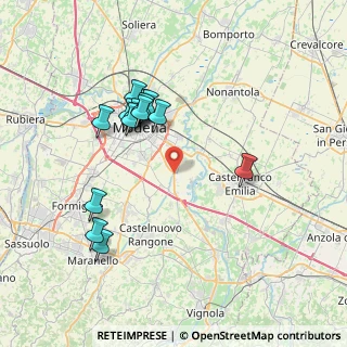 Mappa Via S. Damaso, 41126 Modena MO, Italia (7.28571)