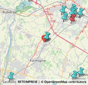 Mappa Strada Cavezzo, 41126 Baggiovara MO, Italia (6.54667)