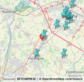 Mappa Strada Cavezzo, 41126 Baggiovara MO, Italia (4.99364)