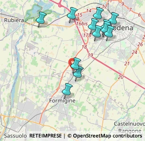 Mappa Strada Cavezzo, 41126 Baggiovara MO, Italia (4.22083)