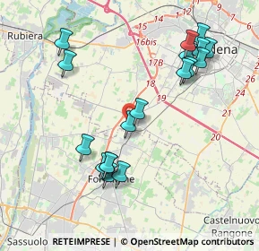 Mappa Strada Cavezzo, 41126 Baggiovara MO, Italia (4.19889)