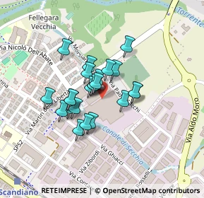 Mappa Via Padre Sacchi, 42019 Scandiano RE, Italia (0.15217)