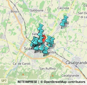 Mappa Via Padre Sacchi, 42019 Scandiano RE, Italia (1.0445)