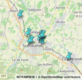 Mappa Via Padre Sacchi, 42019 Scandiano RE, Italia (1.04182)
