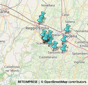 Mappa Via del Mulino, 42019 Scandiano RE, Italia (7.895)