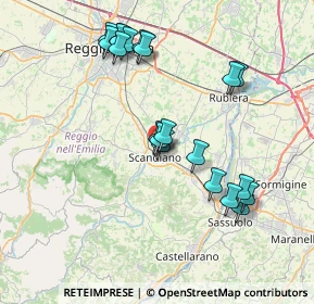 Mappa Via del Mulino, 42019 Scandiano RE, Italia (7.5945)