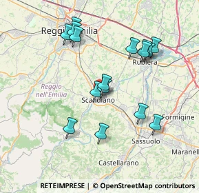 Mappa Via del Mulino, 42019 Scandiano RE, Italia (7.37875)