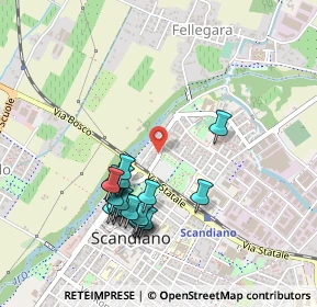 Mappa Via del Mulino, 42019 Scandiano RE, Italia (0.474)