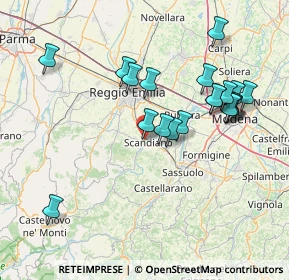 Mappa Via Caduti di Nassirya, 42019 Scandiano RE, Italia (15.2385)