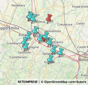 Mappa Str. Baccelliera, 41126 Modena MO, Italia (12.18143)