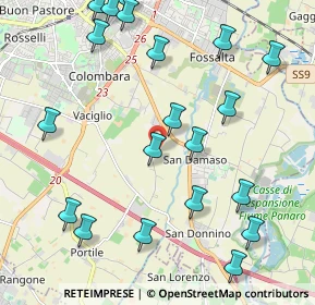 Mappa Str. Baccelliera, 41126 Modena MO, Italia (2.5695)