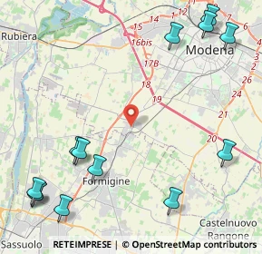 Mappa Stradello Fossa Buracchione, 41126 Modena MO, Italia (6.19308)