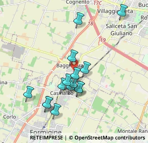 Mappa Stradello Fossa Buracchione, 41126 Modena MO, Italia (1.75533)