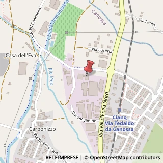 Mappa Via Alcide De Gasperi, 14, 42026 Canossa, Reggio nell'Emilia (Emilia Romagna)