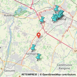 Mappa Via Luigi Settembrini, 41126 Modena MO, Italia (5.42455)