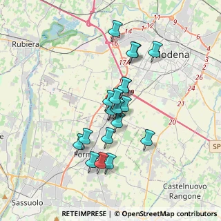 Mappa Via Luigi Settembrini, 41126 Modena MO, Italia (2.8755)