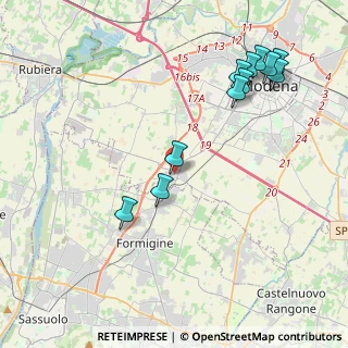 Mappa Via Luigi Settembrini, 41126 Modena MO, Italia (4.65545)