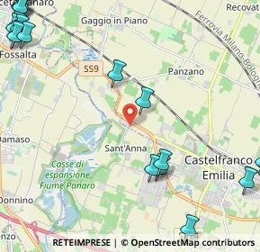 Mappa Via Giambattista Tiepolo, 41013 Castelfranco Emilia MO, Italia (3.6465)