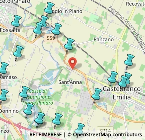 Mappa Via Giambattista Tiepolo, 41013 Castelfranco Emilia MO, Italia (3.069)