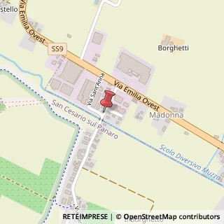 Mappa Via Caravaggio,  9, 41013 Castelfranco Emilia, Modena (Emilia Romagna)