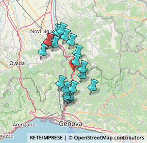 Mappa 16019 Ronco Scrivia GE, Italia (11.4325)