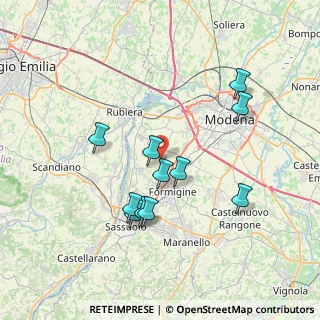 Mappa Stradello Tampellini, 41043 Modena MO, Italia (7.01273)