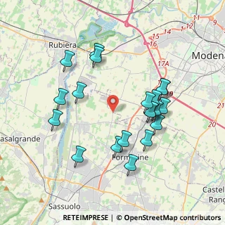 Mappa Stradello Tampellini, 41043 Modena MO, Italia (3.733)