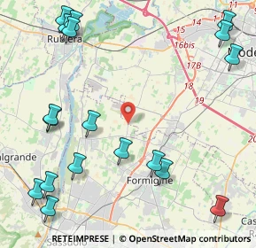 Mappa Stradello Tampellini, 41043 Modena MO, Italia (5.93889)