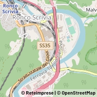 Map Ronco Scrivia