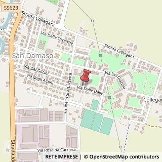 Mappa Via Delle Dalie, 7/2, 41126 Modena, Modena (Emilia Romagna)