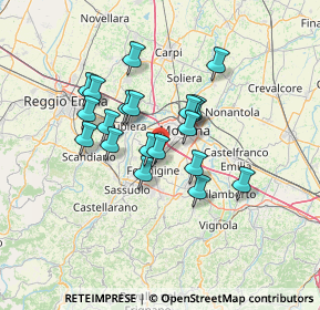 Mappa Via Carlo Goldoni, 41043 Formigine MO, Italia (11.0115)