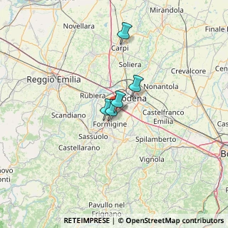 Mappa Via Giardini Nord, 41043 Baggiovara MO, Italia (53.05083)