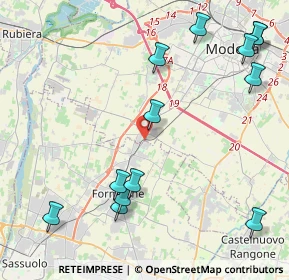 Mappa Via Carlo Goldoni, 41043 Formigine MO, Italia (5.32231)