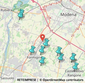 Mappa Via Carlo Goldoni, 41043 Formigine MO, Italia (4.87455)