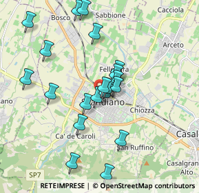 Mappa Via Francesco Crispi, 42019 Scandiano RE, Italia (1.7705)