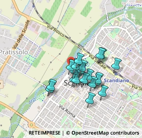 Mappa Piazza Laura Bassi, 42019 Scandiano RE, Italia (0.331)