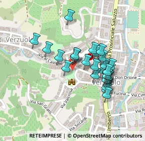 Mappa Via al Castello, 12039 Verzuolo CN, Italia (0.18571)