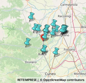 Mappa Via al Castello, 12039 Verzuolo CN, Italia (10.6905)