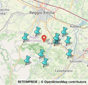 Mappa , 42020 Borzano RE, Italia (6.67455)