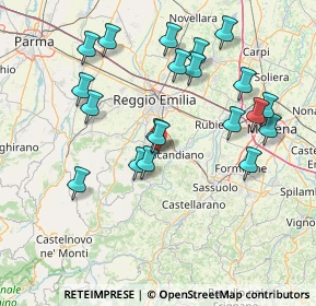 Mappa , 42020 Borzano RE, Italia (15.7995)