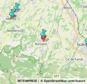 Mappa , 42020 Borzano RE, Italia (3.57917)