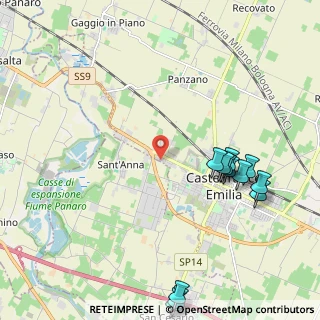 Mappa Via Reni Guido, 41013 Castelfranco Emilia MO, Italia (2.65167)