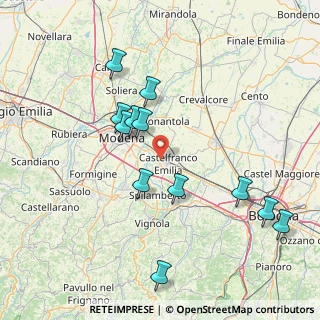 Mappa Via Reni Guido, 41013 Castelfranco Emilia MO, Italia (16.22167)