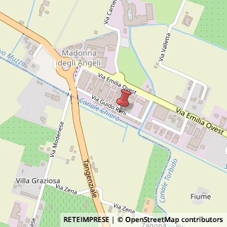 Mappa Via Reni Guido, 33-37, 41013 Castelfranco Emilia, Modena (Emilia Romagna)