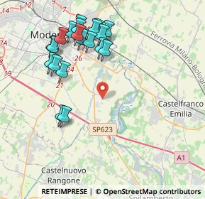 Mappa Via dei Narcisi, 41126 San Damaso MO, Italia (4.33)